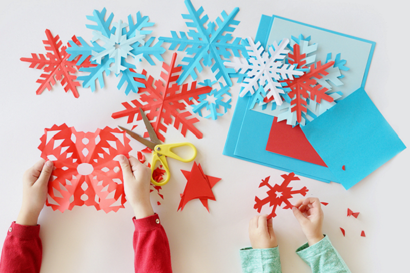 Paper snowflakes