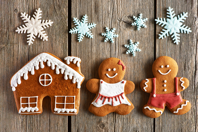 Christmas ginger cookies