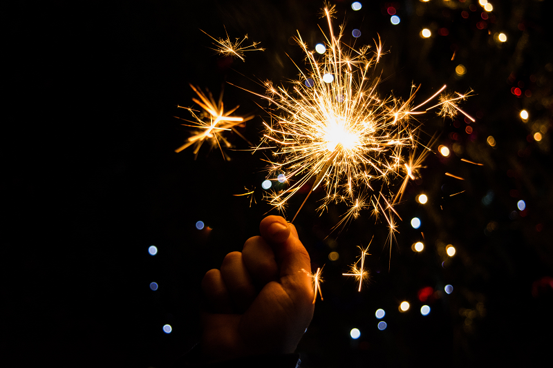 Christmas sparkler